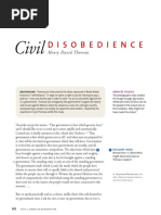 "Civil Disobedience" by Henry David Thoreau