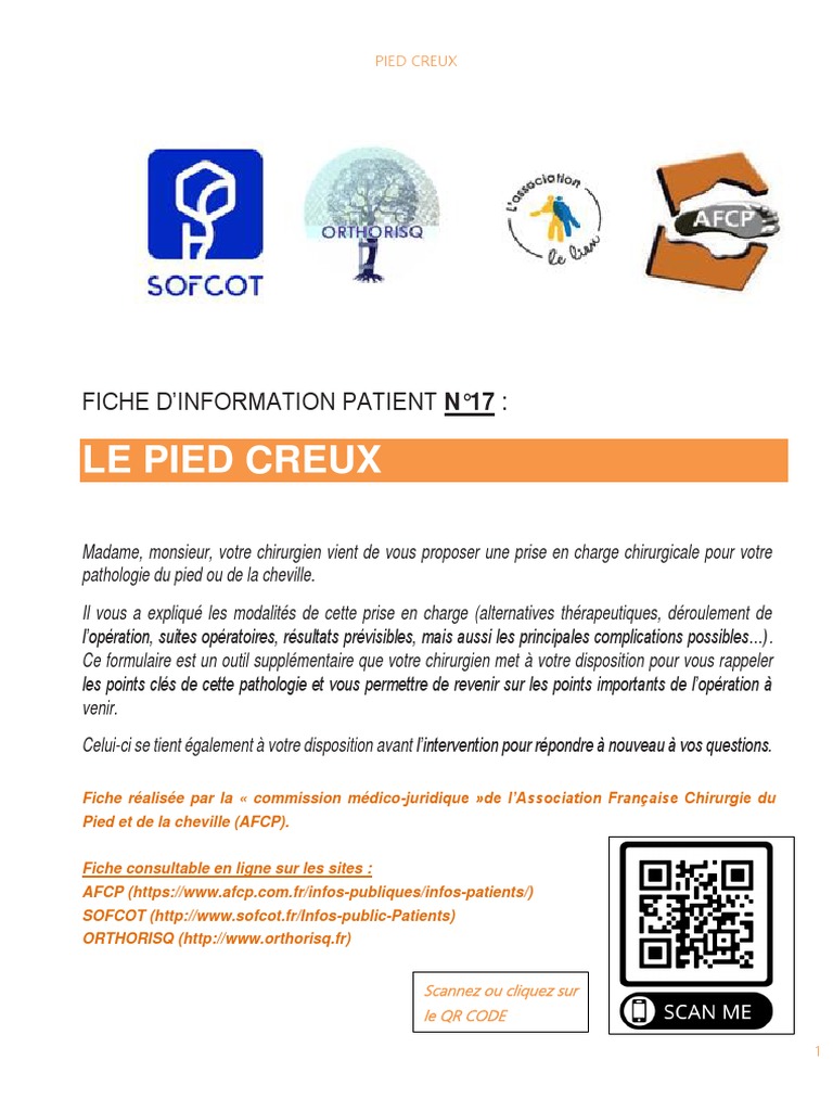 Comprendre le Pied Creux Causes et Traitements PDF — free download
