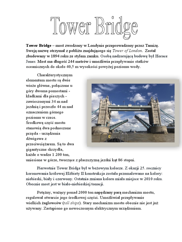 Tower Bridge | PDF