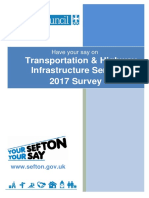 9.1 Transportation Highway Infrastructure Survey 2017 - Questionnaire