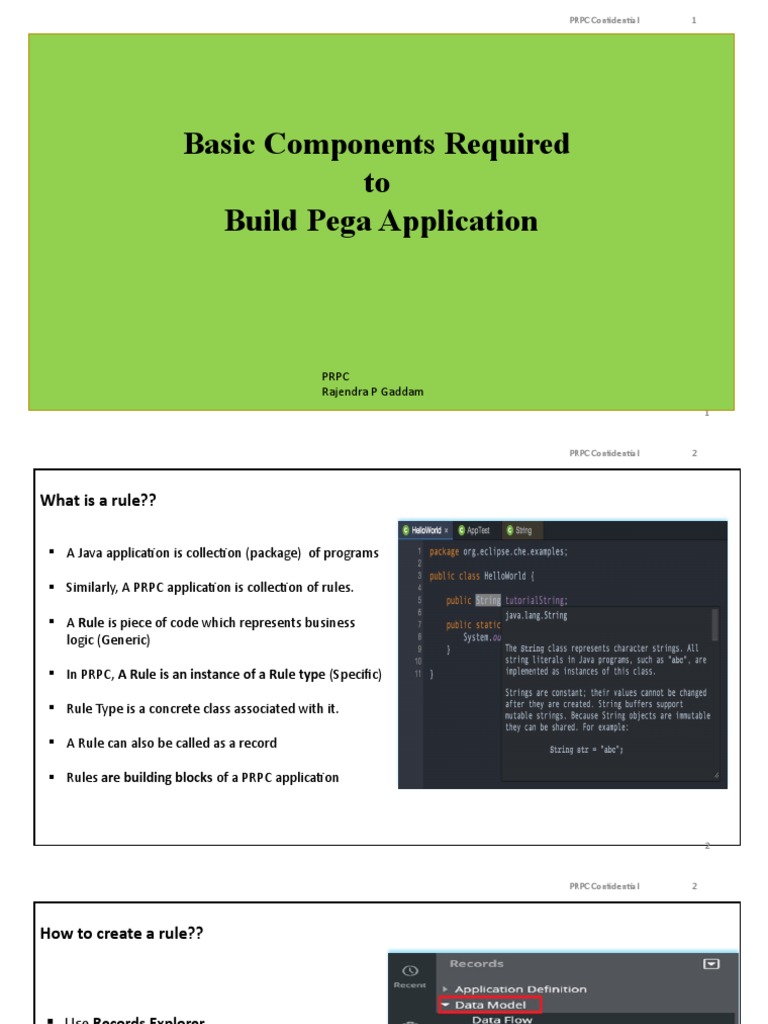 Building Blocks of Pega Applications | PDF | Soap | Class (Computer ...