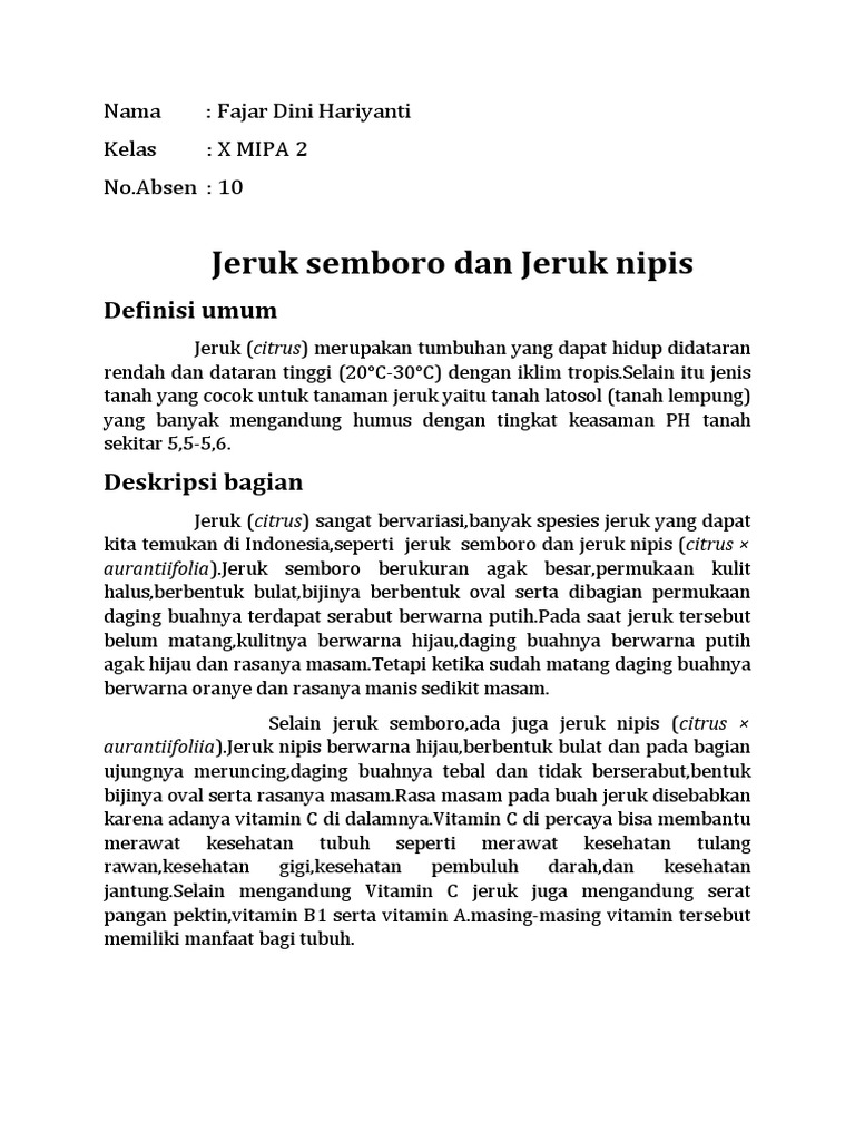 Teks Laporan Hasil Observasi Lho Pdf