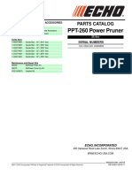 Echo PPT260 Parts Manual