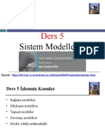 Ders 5 - Sistem Modelleme