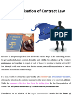 CL - 9 - EU Europeanization of Contract Law