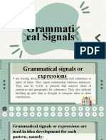 Grammatical Signals