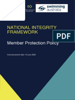 Mar 2022 Swimming - Nif Member Protection Policy