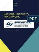 2022 Swimming - Nif National Integrity Framework