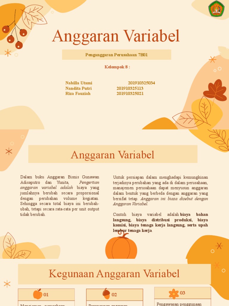 Pengertian dan Kegunaan Anggaran Variabel | PDF