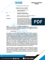 Informe N° 235-2022-GAJ-MDPN. Opinion Legal 3era modificación del PAC