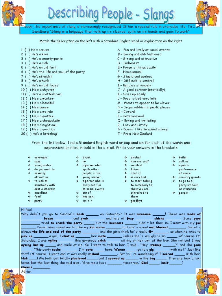 Understanding Slang and Its Meanings | PDF