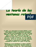 La teoria de las ventanas rotas