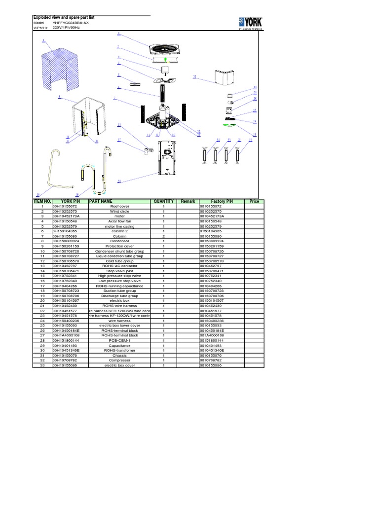Exploded View & Parts List for Models | PDF | Chemical Engineering ...