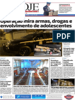 Operação Mira Armas, Drogas e Envolvimento de Adolescentes: Teatro Revitalizado