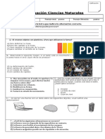 Ciencias Naturales Prueba Furza