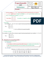 07la Proportionnalité