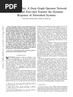 Deepgraphonet: A Deep Graph Operator Network To Learn and Zero-Shot Transfer The Dynamic Response of Networked Systems