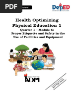 Health Optimizing Physical Education 1