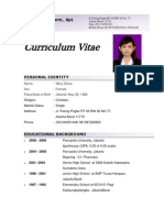 Curriculum Vitae: Mery Diana, S. Farm., Apt