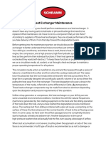 Schramm Heat Exchanger Maintenance