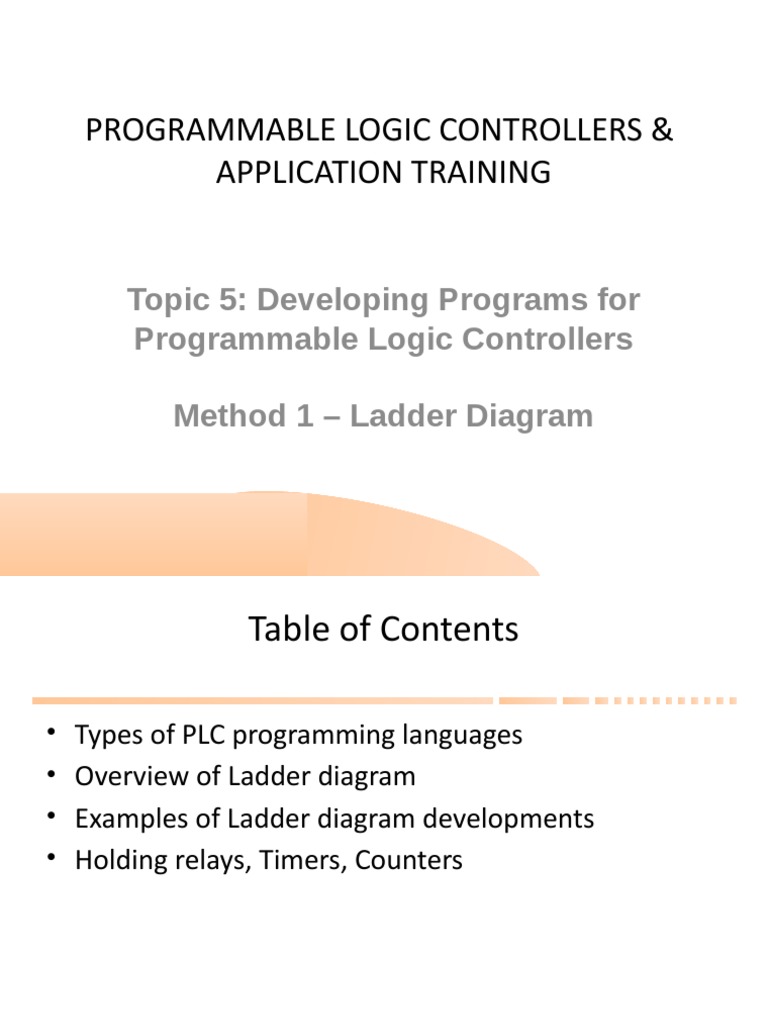 Module 2C - PLC Programming (Ladder Diagram) | PDF