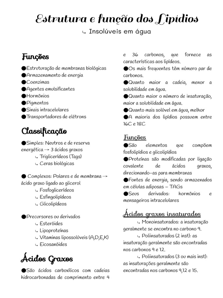 Estrutura e Função Dos Lipídios | PDF | Lipídio | Colesterol