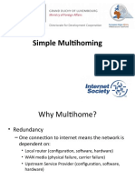 BGP Simple Multihoming