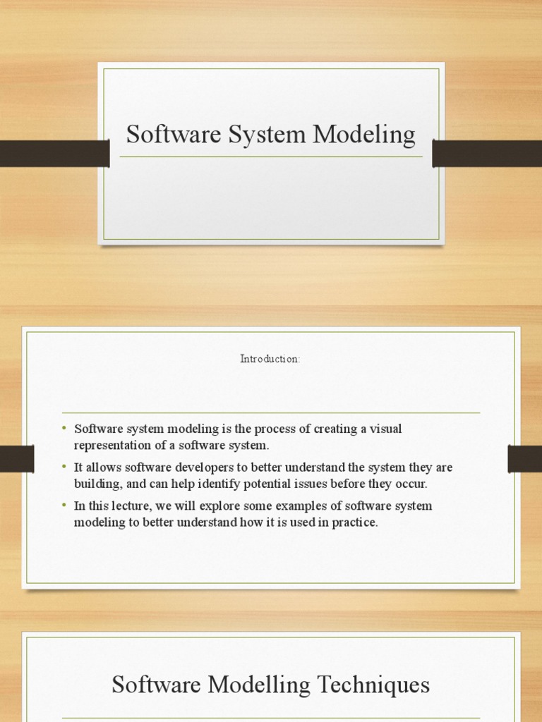 Software System Modeling | PDF