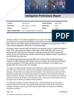 Aviation Investigation Preliminary Report