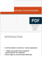 Ethics in Business Communication