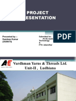 Industrial Training Presentation Report by Sandeep Kumar PTU