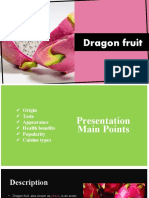 Dragon Fruit Presentation For School