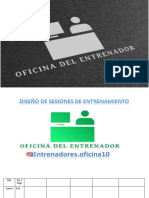 Diseño Sesiones de Entrenamiento - Oficina Del Entrenador