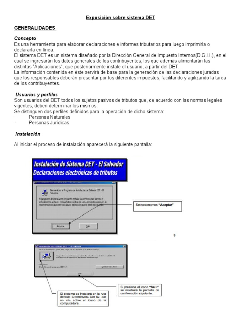 Exposición Sobre Sistema DET (Original) | Descargar gratis PDF ...