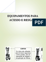 Equipamentos de Acesso e Resgate NR 33