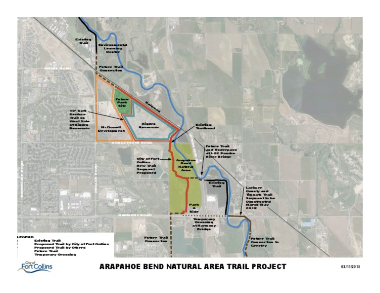 Arapahoe Bend Natural Area Trail Map PDF