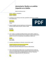 Segunda Actividad Suplementaria de DERECHO PENAL