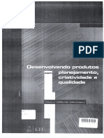 Desenvolvendo Produtos Planejame4nto, Criatividade e Qualidade