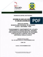 Informe de Visita de Control Plantas de Oxigeno Contraloria