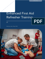 Enhanced First Aid Refresher Training: Publication Date: 28 April 2023
