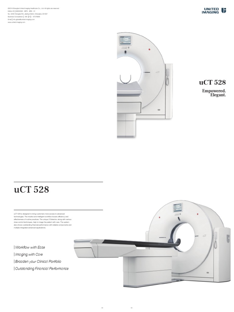 4 - uCT 528 Brochure | PDF | Ct Scan | Usability