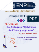 Programa 8o Coloquio