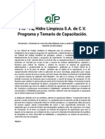 Programa de Capacitacion