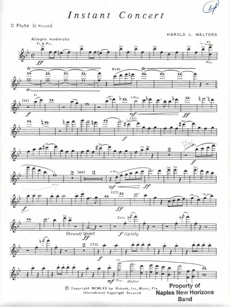 Instant Concert Harold L Walters | PDF | Music Production