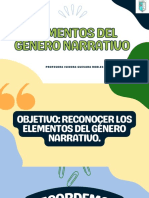 Elementos Del Género Narrativo