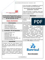 2º Simulado - Banrisul - Escriturário