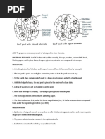 Stomata Observation Lab Manual for Class 10 | PDF | Stoma | Leaf