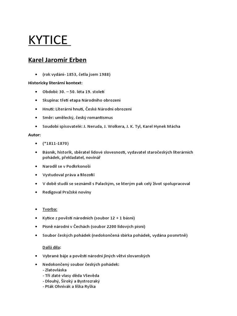 Kytice pdf