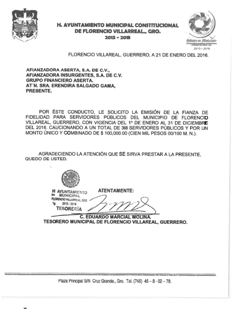 Florencio Villarreal PDF