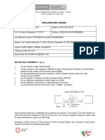 Declaración Jurada de Serums